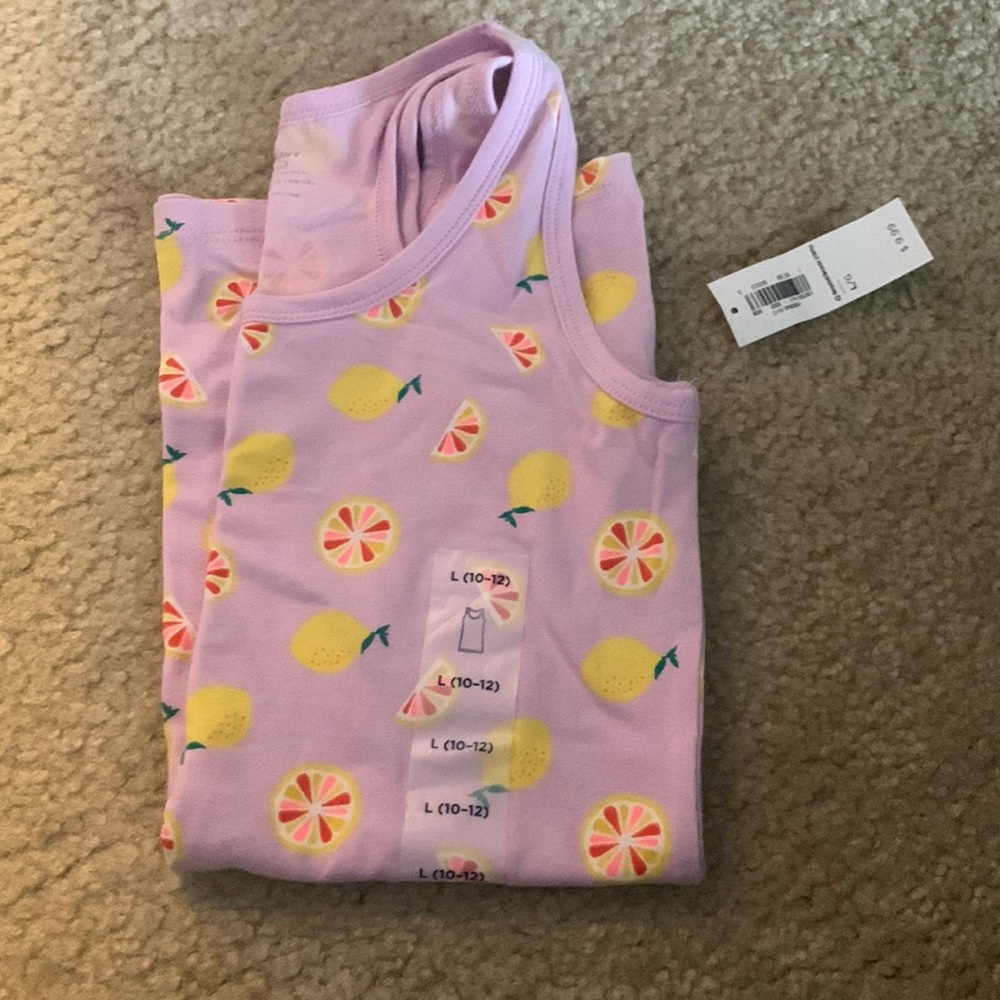 Pink L 10-12 with lemon design